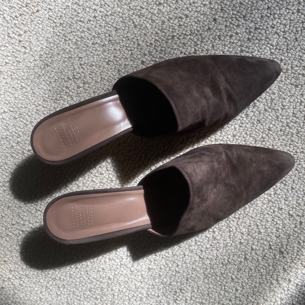 Maryam Nassir Zadeh Andrea pointed-toe mules